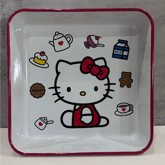 Hello Kitty Other - New Hello Kitty Ceramic Baking Casserole Dish Size 8x8